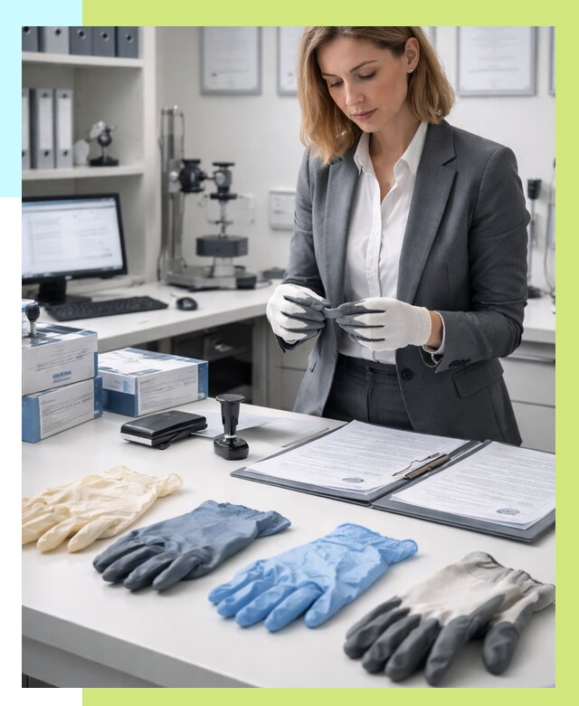 Сертификация перчаток в Киселёвске от 8739 р. | Алешин-Кис