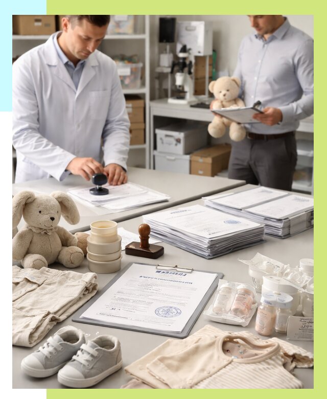 Сертификация детских товаров в Киселёвске от 15422 р. | Алешин-Кис