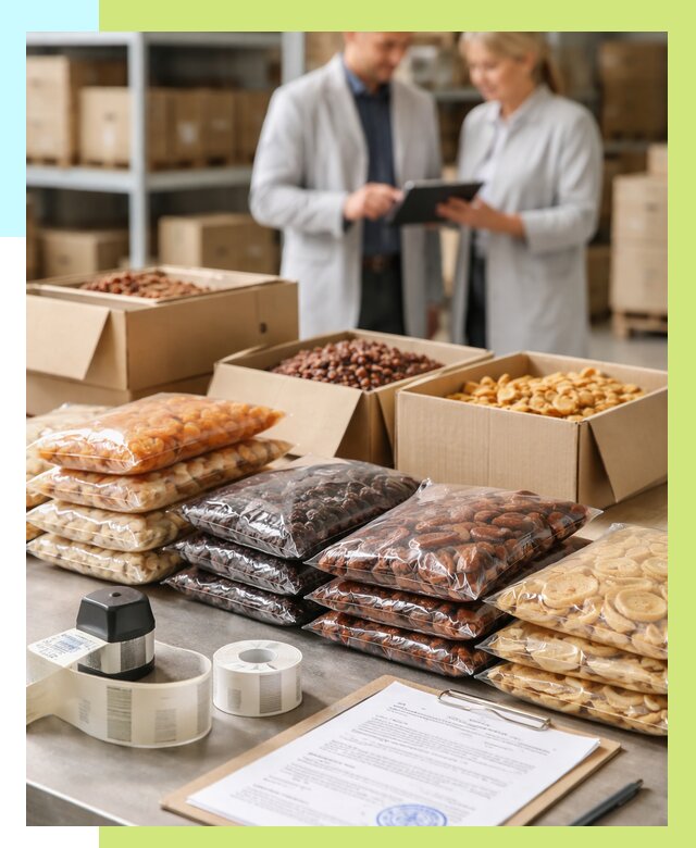 Сертификация сухофруктов в Киселёвске от 12337 р. | Алешин-Кис под ключ