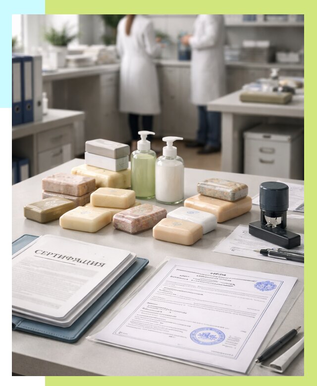Сертификация мыла и сертификат на мыло в Киселёвске от 12337 | Алешин-Кис