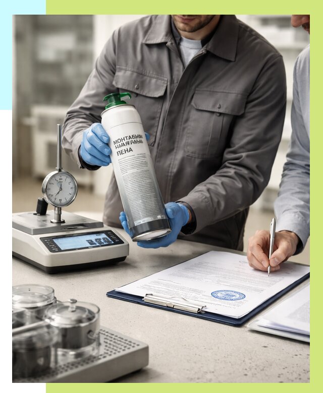 Сертификация монтажной пены в Киселёвске от 15422 р. | Алешин-Кис