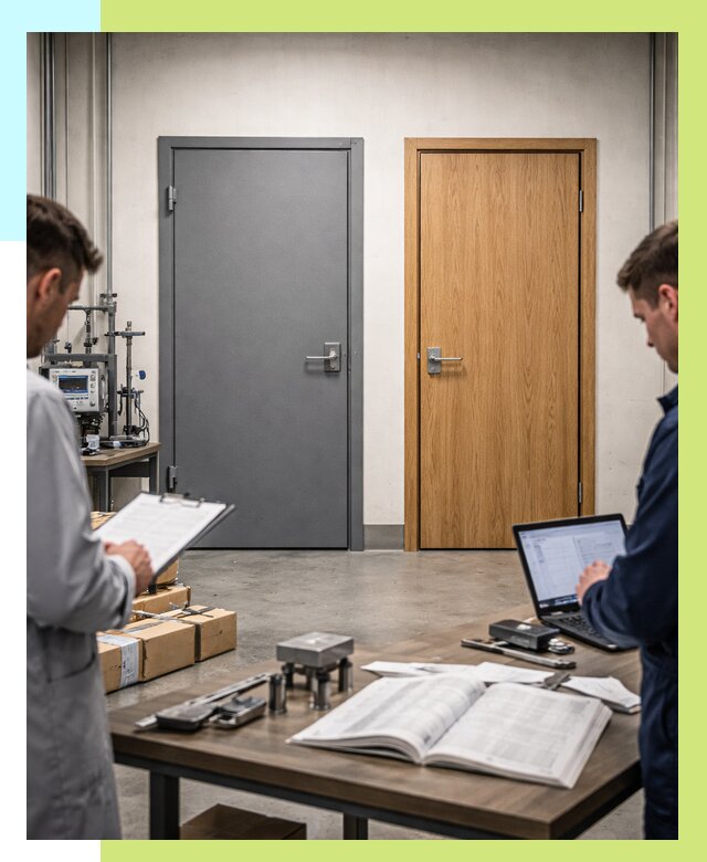 Сертификация дверей в Киселёвске от 8225 р. под ключ | Алешин-Кис