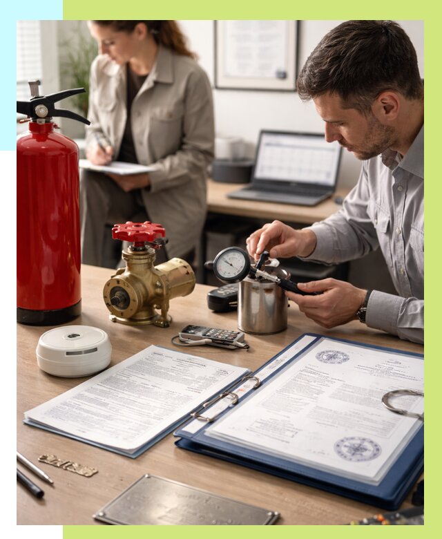 Сертификация пожарного оборудования в Киселёвске от 15422 р.|Алешин-Кис