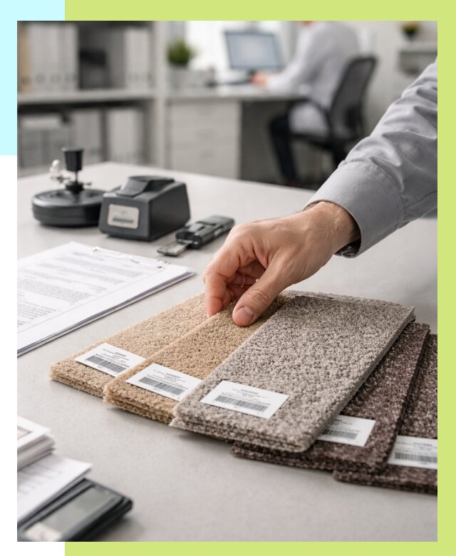 Сертификация ковролина в Киселёвске от 15422 р., Алешин-Кис