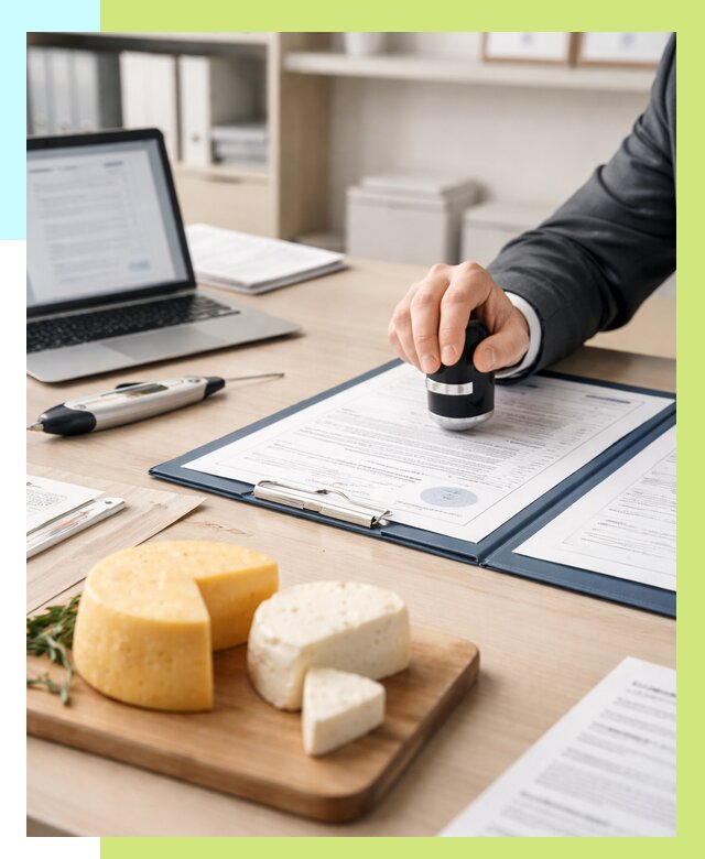 Сертификация сыров в Киселёвске от 15422 р | Сертификат на сыр Алешин-Кис