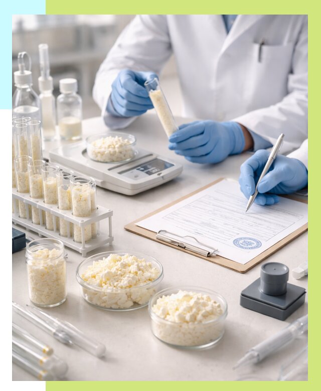 Сертификация творога в Киселёвске от 12337 р. под ключ | Алешин-Кис
