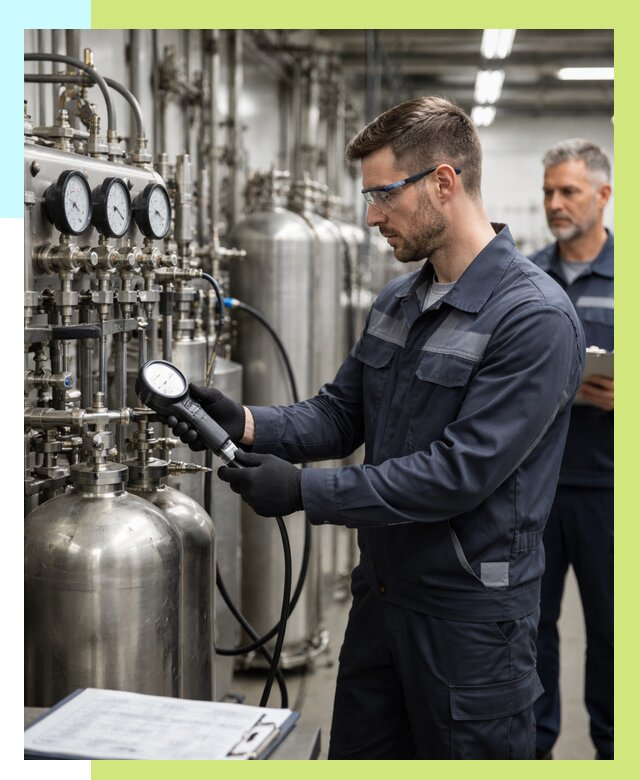 Сертификация оборудования под давлением в Киселёвске от 46265 р.|Алешин-Кис