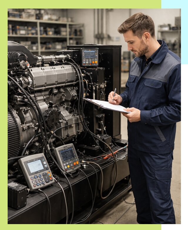 Сертификация дизельных генераторов и их оборудования в Киселёвске