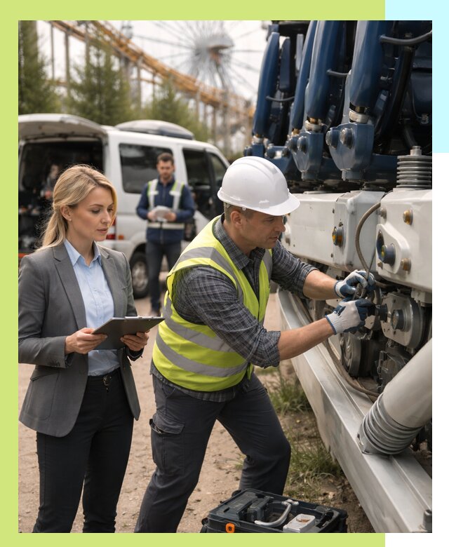 Сертификация аттракционов и проверка безопасности в Киселёвске