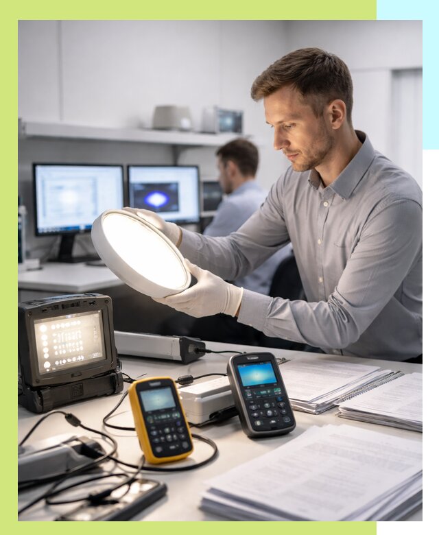 Сертификация светильников в Киселёвске: испытания и оформление