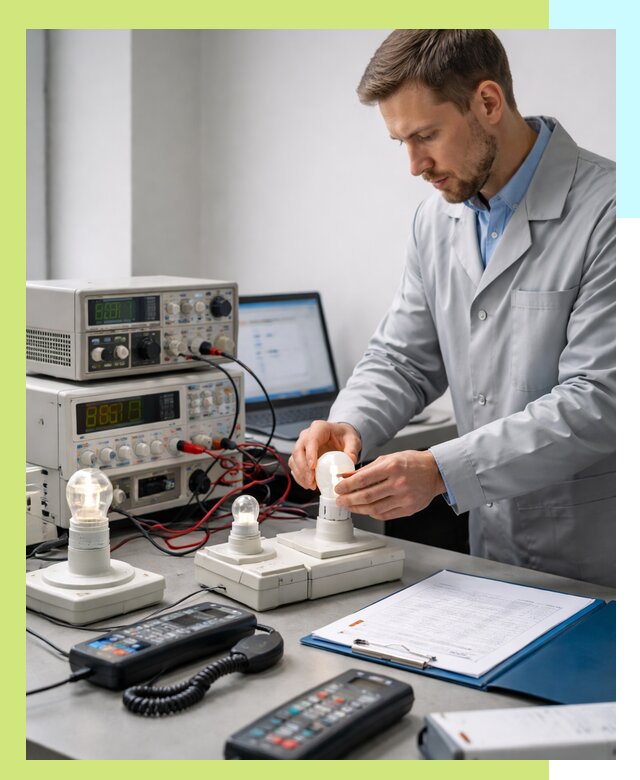 Сертификация ламп и светильников в Киселёвске по нормативам