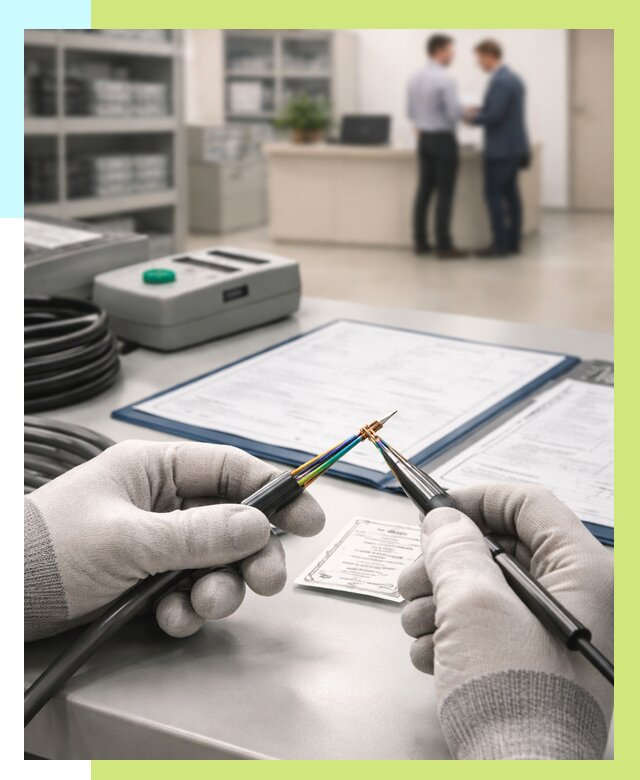 Сертификация провода в Киселёвске от 18506 р. в Алешин-Кис