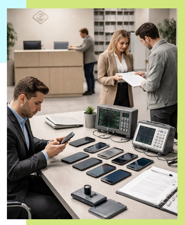 Сертификация телефонов в Киселёвске от 25703 р. под ключ | Алешин-Кис