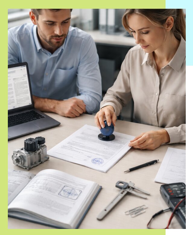 Выдача паспорта изделия и техническая экспертиза продукции в Киселёвске