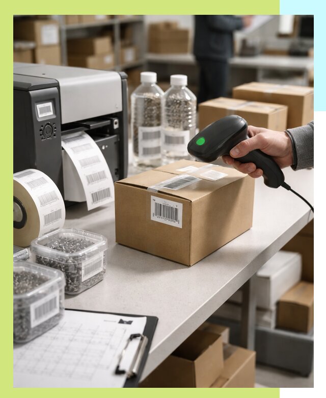 Штрихкодирование продукции и маркировка для продажи в Киселёвске