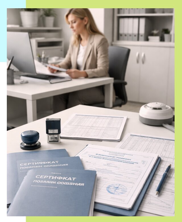 Сертификаты пожарной безопасности в Киселёвске от 15422 р. | Алешин-Кис