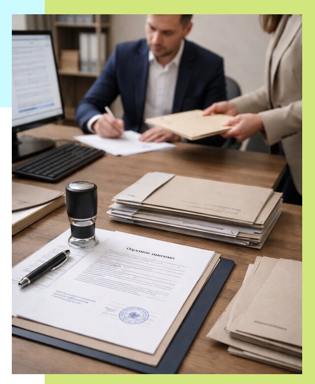 Отказное письмо для таможни в Киселёвске от 3084 р, Алешин-Кис