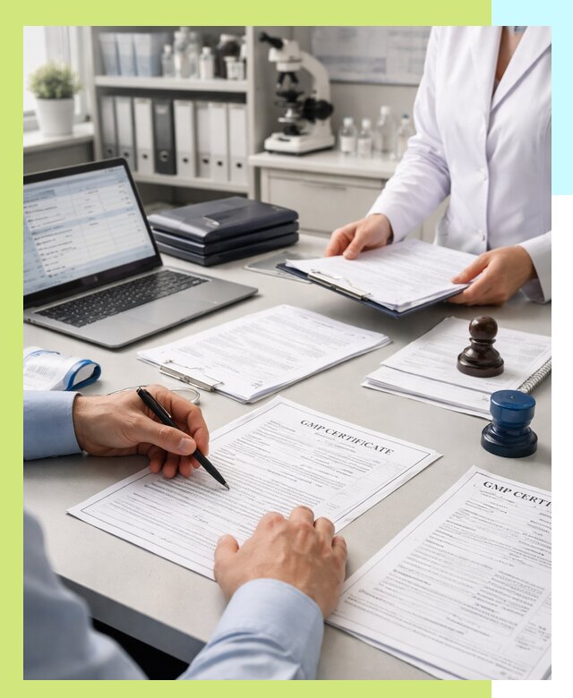 Оформление сертификата GMP в Киселёвске для фармпроизводства