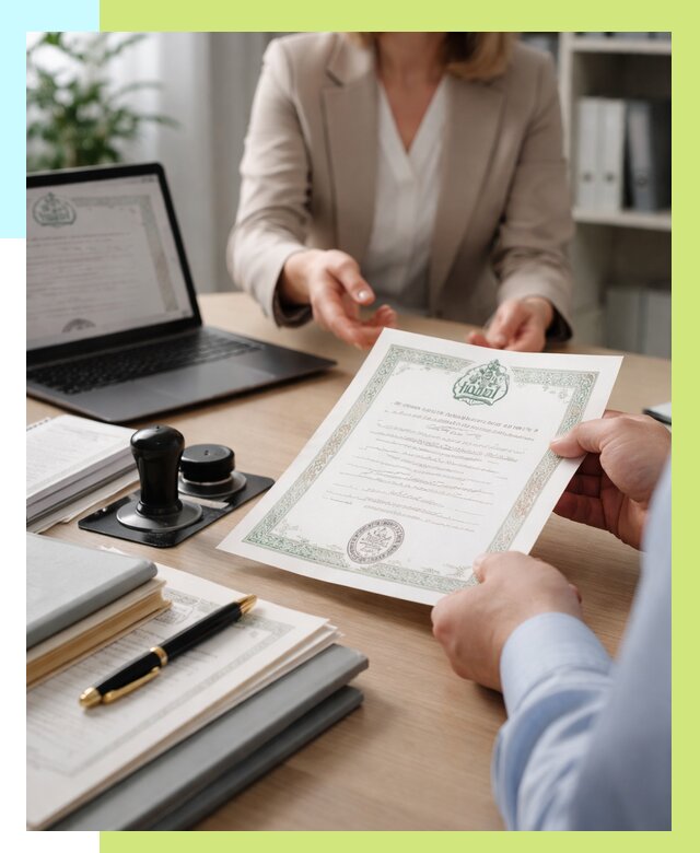 Халяль сертификат в Киселёвске, получить от 15422 р. | Алешин-Кис