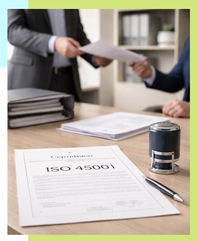 Сертификат ISO 45001 в Киселёвске под ключ от 46265 р. | Алешин-Кис