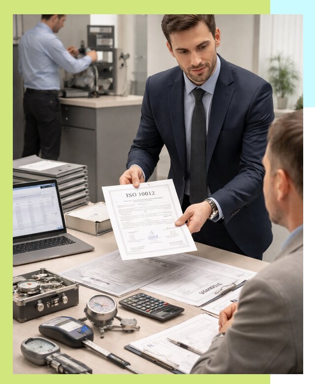 Выдача сертификата ISO 10012 по требованиям метрологии в Киселёвске
