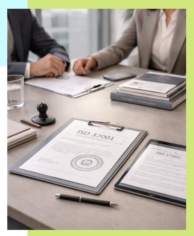 Сертификат ISO 37001 в Киселёвске оформить от 123372 р. Алешин-Кис