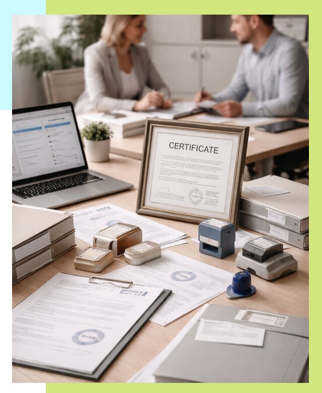 Сертификация компании в Киселёвске от 46265 р. | Алешин-Кис — заказ